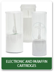 Parafinski i elektronski ulošci za svijeće